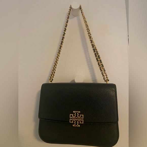 Tory Burch Black and Gold Crossbody Bag with Chain Strap. NWOT!! - Picture 6 of 14